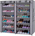 Generic 45" The Large Shoe Rack with dust Cover Shoe Rack with Covers