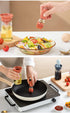 Oil Dispenser with Brush - 2 Pack 180ml Glass Olive Oil Dispenser Bottle with Basting Brush for Kitchen Cooking