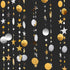 Decor365 Silver Gold Star Garland Decorations for Birthday, Baby Shower, Graduation, Christmas, New Year Eve