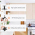 Aosome 360° Rotating Under Cabinet Utensil Holder Hanger - Stainless Steel with 8 Hooks for Kitchen