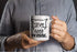CBTwear Good Morning Funny Grumpy Cat 11oz White Ceramic Coffee Mug - Unique Cat Mom Gift for Any Occasion