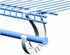SuperSlide White Closet Rod Support, Pack of 2
