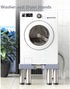 Washer and Dryer Stands, 12 Feet Adjustable Appliance Base for Washing Machine Dryers Refrigerator, Height 20cm