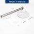 NearMoon Standing Paper Towel Holder, Kitchen Roll Holder for Bathroom Countertop, Standard or Jumbo-Sized (Marble Base)