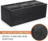 Ayiaren Wooden Silverware Caddies, Flatware Cutlery Holder for Kitchen Utensils, Black Countertop Organizer