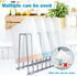 IDEATECH Reusable Silicone Bags Rack, Drying Rack for Storage Bags, Stainless Stand for Freezer Bags (Grey)