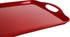 Reston Lloyd Calypso Basics Melamine Serving Ottoman Tray with Handles, Rectangular, Lemon, Lightweight, Durable