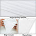 40Ft White Pennant Flags Banner, Soft Fabric Bunting Banner, 42pcs Large Pennant Flags for Party Decorations
