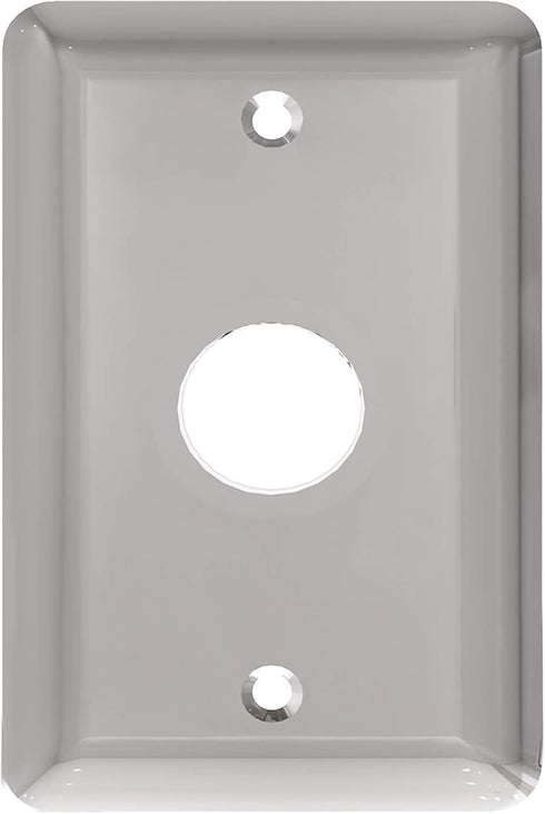 HEATGENE 2401 Wall Plates, Mirror Polish, Compatible with HEATGENE Towel Warmers (HG-R64135, HG-R64136, HG-R64137)