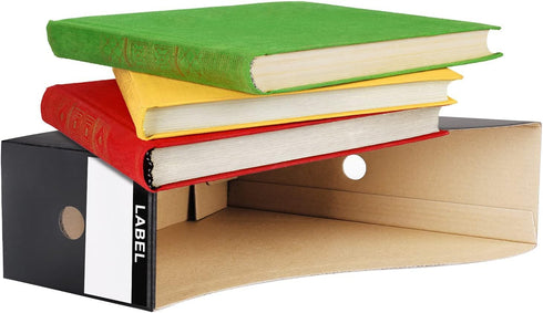 Black Magazine Holder (2 Pack), 10.6'' H × 10.2'' L × 3.5'' W, Magazine File Holder for Home, Office, Desk Storage Box