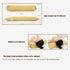 BEDAZE 14''x21'' Buckwheat Pillow for Sleeping Neck Roll Pillow Provide Firm Support, Adjustable Loft Bolster Pillow