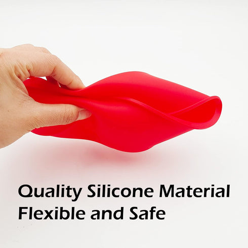 3 Pieces Silicone Cake Pans, Round Silicone Molds for Baking Quick Release Bakeware Pans, Non-Stick Reusable Cake Pan