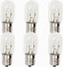 Upgraded 10692 Microwave Bulb 110-130V T7 E17 25W Compatible with GE Appliance Bulb, Excellent Quality - 6 Pack