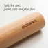 GOBAM Wood Rolling Pin - Medium Dough Roller for Pasta, Cookies, Pizza, 13 x 1.38 Inches