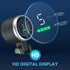 Portable Handheld Turbo Fan, PlayHot 5 Gear Wind Hand Fan, 4000mAh Battery Personal Fans, 20 Hours Pocket Fan for
