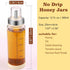 Matifaner Container(10 ozpack 1) Honey Dispenser No Drip, Maple Syrup Dispenser, Olecranon design, automatic