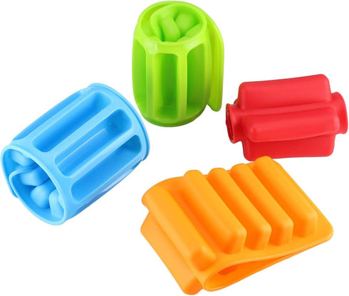 10 Cavity Long Stick Silicone Candy Chocolate Molds for Chocolate Gummy Candy Caramel, Set of 4