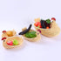 SEWACC Woven Storage Baskets 3 Pcs Rattan Woven Fruit Basket Straw Turkey Shape Bread Basket Wicker Decorative Bowl Food Basket Sundries Container for Home Kitchen Wicker Storage Baskets by SEWACC