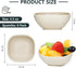 6 Pack Small Plastic Bowls 4.5 OZ Unbreakable Wheat Straw Dipping Bowls Mini Prep Bowls, Assorted Colors Dipping Sauce Cups, Prep Bowls for Side Dishes, Dessert, Ketchup, Snack Bowls by SHECIPIN
