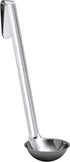 Super Sturdy Ergonomic Soup Ladle - 1 Oz. Stainless Steel Tongs with Long Handles for Serving Soups and Stews