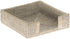 KOUBOO La Jolla Rattan Luncheon Paper Napkin Holder - Square Wicker Napkin Tray for Kitchen Dining
