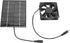 Solar Panel Fan Kit - Mini Solar Powered Exhaust Fan for Greenhouse, Chicken Coops, Sheds, and Windows