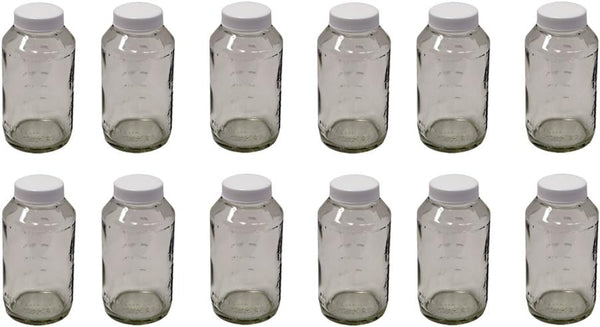 Preval 269 Glass Jar, 6-Ounce, Pack of 12 Jars