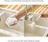Bottle Brush Long Handle Cleaner, Detachable Sponge for Cups, Wine Glasses, Baby Bottles (3 PCS)