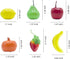 Pack, (6 6Pcs) Featuman Mini Artificial Fruits Tiny Fake Fruit for Party Decoration, Vase Fillers, Photography Props