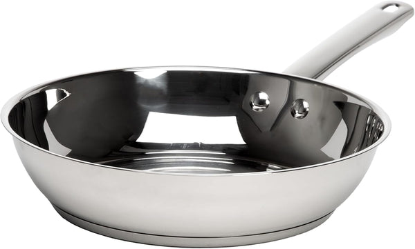 Ecolution Classic Stainless Steel Fry Pan, Professional Quality Sauté, 9.5-Inch, All Cooktop Safe