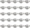 Kichvoe 250pcs Disposable Egg Tart Molds, Round Nonstick Mini Pie Pans, Aluminum Foil Bakeware for Cupcake, 2.7 Inch