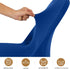 RoyalBlue 12 Spandex Chair Covers, Folding Chair Covers PCS, Universal Fitted Chair Slipcovers for Wedding, Party
