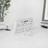 Plymor Clear Acrylic Ribbon-Style Display Easel, 1.875" H x 1.75" W x 2.625" D (6 Pack)