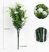 RECUTMS Artificial Flowers, Fake Boxwood Outdoor UV Resistant Plants, Eucalyptus Greenery Shrubs for Home Garden