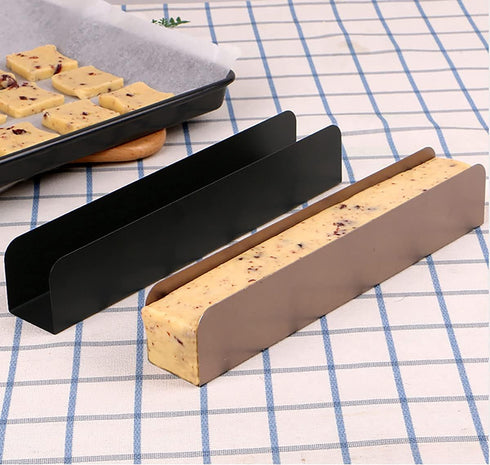 2Pcs U-Shape Non-stick Biscuit Cake Bread Mold, Carbon Steel Rectangle Cake Pan for Kitchen Baking