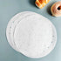 10 Inches Bamboo Steamer Liner, 50 PCS Round Air Fryer Parchment Paper with Holes, White Non-Stick