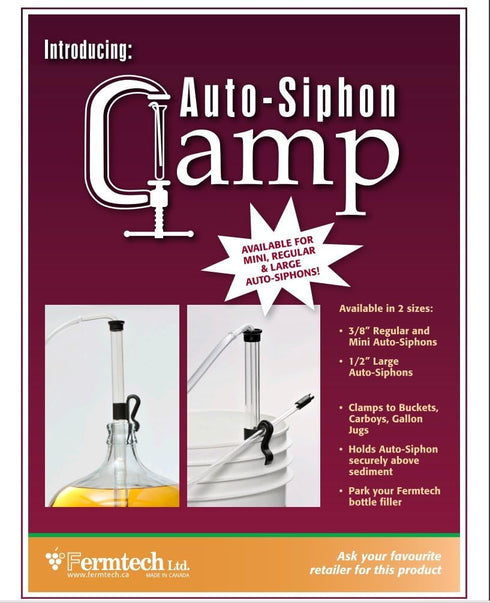 Fermtech Mini 14" Long Deluxe Siphoning Kit, Complete Home Brewing Equipment for Beer, Wine, Mead Making