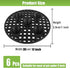 6 12 Inch QTLCOHD Pcs Pot Elevators for Plants, Black Plant Level Pot Elevator Plastic Plant Stand for Indoor Outdoor