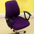 Computer Office Chair Cover, Split Protective & Stretchable Rotating Armchair Slipcover, Washable Dining Chairs Covers (Purple) by Yangshine
