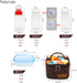 Travel Spice Containers Kit with 3 Pcs 2.7 oz Liquid Spice Bottles, 3 Pcs 3.3 oz Sauce Bottle, 4 Pcs 2.7 oz Spice Box,