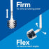 Unger No-Drip Toilet Brush Set, Flexible Neck Scrubber with Portable Caddy Holder for Bathroom Cleaning