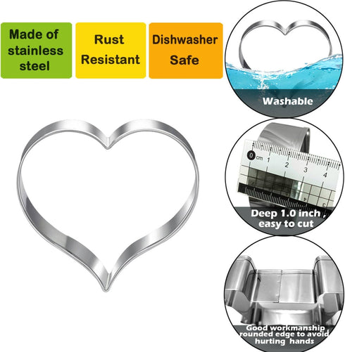 Sunflower Cookie Cutter Set - 3 Piece (3.8", 3.1", 2.6") for You Are My Sunshine Baby Shower Birthday Decorations