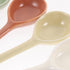 4pcs Ceramic Soup Spoons, Japanese Ramen Soup Spoons, Retro Korean Style Tablespoon for Wonton Dumpling