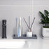 Bathroom Trays for Counter, Slicone Vanity Trays for Bathroom, Rectangle Sponge Holder for Kitchen Sink - Grey by Heagoale