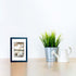 A4 Black Frame, Display 6x8 Picture with Mat or 8.27x11.69 Inch Without Mat