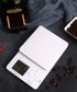 Coffee Digital Scale with Timer, Kitchen Scales for Food Weight in Ounces and Grams - 2 Batteries Included