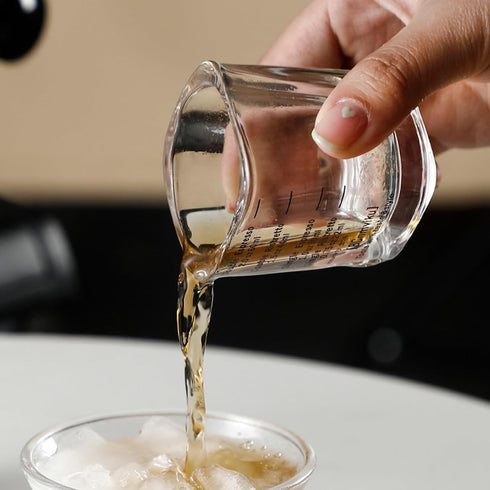 Espresso Shot Glasses - 2 OZ / 60ML with 26-Incremental Measurement (Sturdy-2 pack)