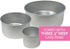 Aunt Shannon's Kitchen Tall Round Cake Pans - 4-inch, 6-inch, 8-inch Set for 3-Tiered Wedding or Birthday Cakes