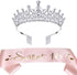 Ergonflow 16th Birthday Sash and Tiara Kit, Sweet Sixteen Birthday Gifts for Girls Party Supplies