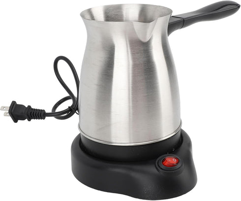 Electric Coffee Maker, 600ML Large Capacity Turkish Coffee Pot with Ergonomic Handle, US Plug